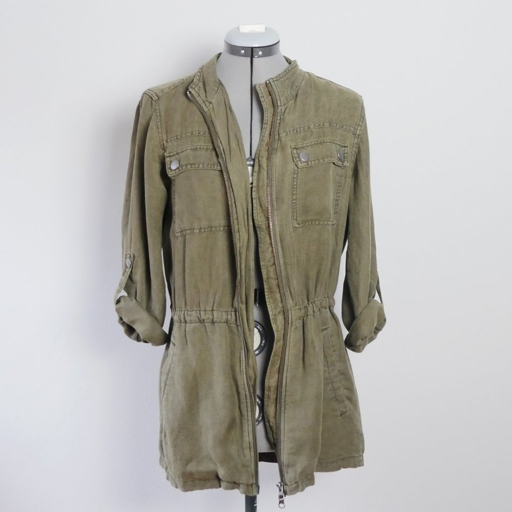 Treasure and Bond Green Utility Jacket Size XXS